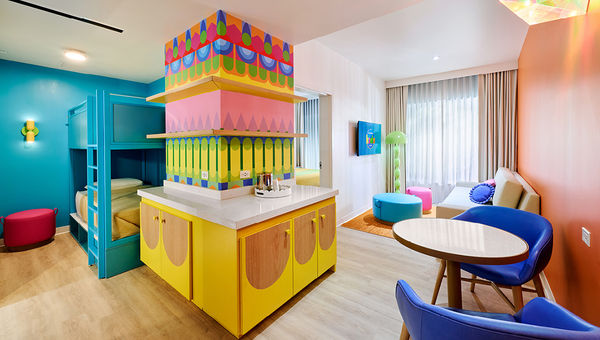 The Universal Kids Resort Hotel will have family suites. The Universal Kids Resort Hotel will have family suites.