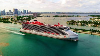 The Brilliant Lady in Miami. The ship will sail in Alaska next summer.