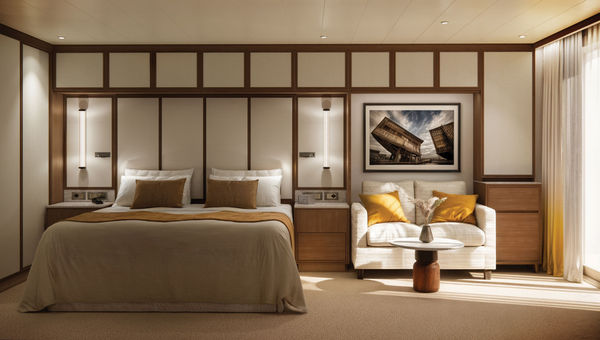 A rendering of a Crystal Grace suite. A rendering of a Crystal Grace suite.