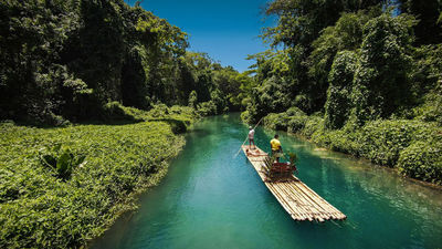 A river rafting experience offered by Island Routes.