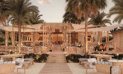A rendering of Alila Mayakoba's beach club, which will open in 2026.
