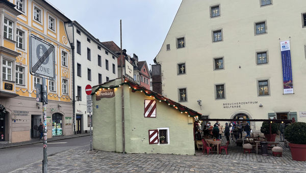 Historische Wurstkuchl in Regensburg, Germany, is believed to be the oldest sausage restaurant in the world.