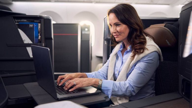 American said its widebody fleet will be equipped with free WiFi by early spring.