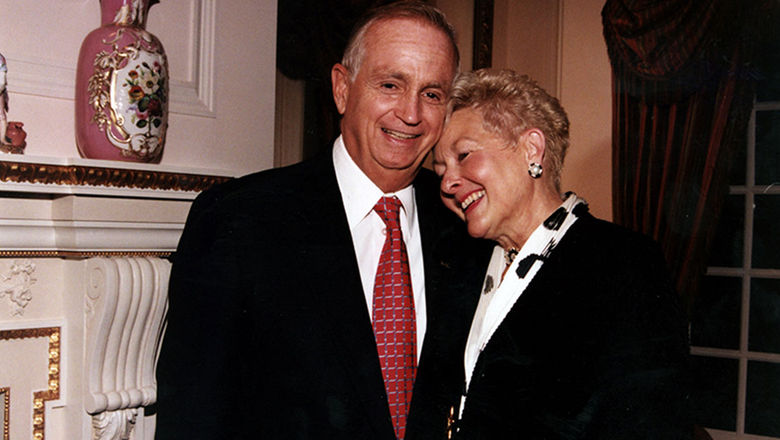 Bill and Donna Marriott in 1997.