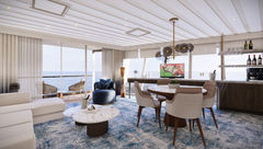 The Panorama Suite is a new suite category coming to the Azamara Quest.