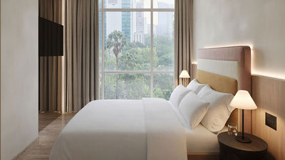 A guestroom at the Hyde Mexico City Reforma, slated to open in mid-2026.