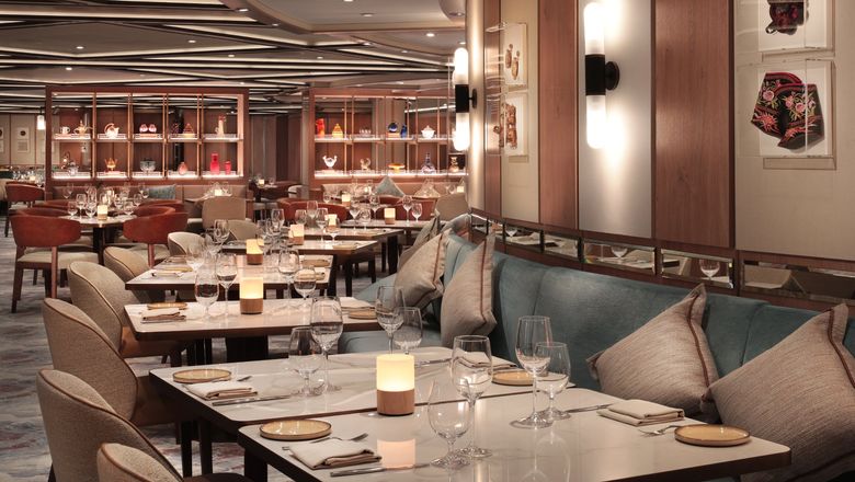 The SALT Kitchen replaced Asian restaurant Indochine on the Silver Muse.