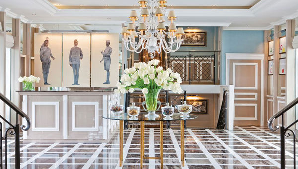 Representação do saguão do Trafalgar Harmonie.