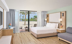 Some guestrooms at the Voco Sandpiper All-Inclusive Resort include views of the St. Lucie River.