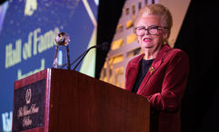 Longtime travel agency owner Valerie Wilson was inducted into ASTA's Hall of Fame at the ASTA Globes in Chicago on Jan. 22.