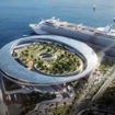 A rendering of the Outer Harbor Cruise Terminal, which would complement the existing terminal in Los Angeles.