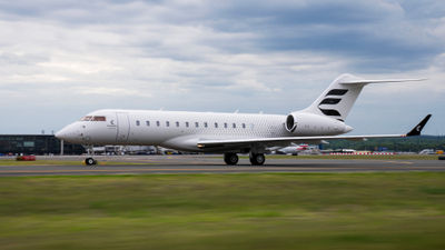 A Bombardier Global 6500 jet.
