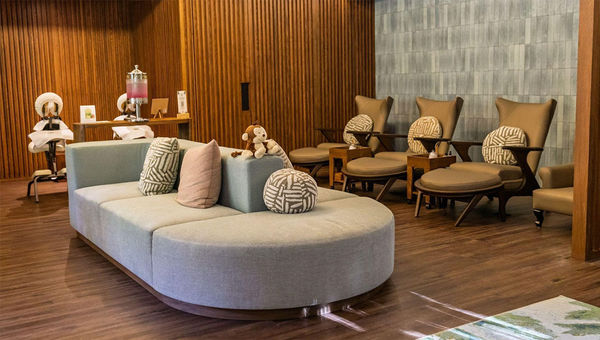 The new Jungle Kids Spa features a playful environment with murals, music and self-care inspired by Pancho, the resort's monkey mascot, and the Mayan jungle.