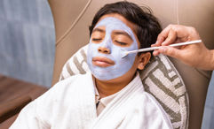 Facials are just one of the treatments available to kids age 5 to 12 at Grand Velas Riviera Maya's new Jungle Kids Spa.