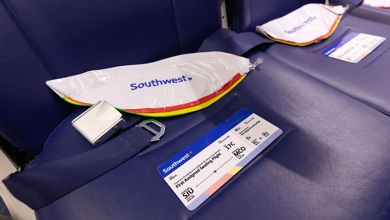 Southwest's early-morning flight from San Juan to Orlando was the first in the airline's history to operate with assigned seats.
