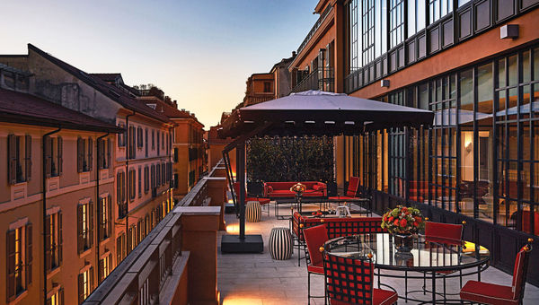 The view from the Presidential Suite terrace.