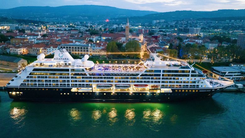 The Azamara Quest in Koper, Slovenia.