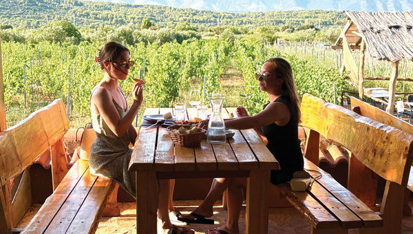 A farmhouse dinner overlooking vineyards and olive groves on the island of Hvar rivaled anything the author has experienced in Napa or Provence.