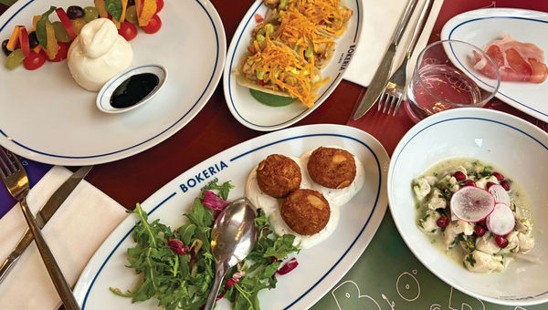 Tapas dishes at Bokeria Kitchen & Wine Bar in Split, Croatia. Tapas dishes at Bokeria Kitchen & Wine Bar in Split, Croatia.