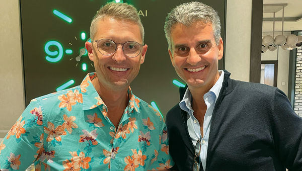 Adam Duckworth, founder of Travelmation in Fort Lauderdale, with Disney's Josh D’Amaro. Adam Duckworth, founder of Travelmation in Fort Lauderdale, with Disney's Josh D’Amaro.