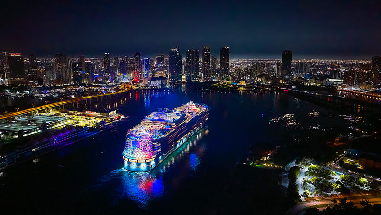 Royal Caribbean's Wonder of the Seas in Miami.
