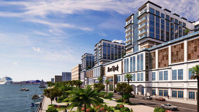 A rendering of the Hard Rock Hotel & Casino San Juan.