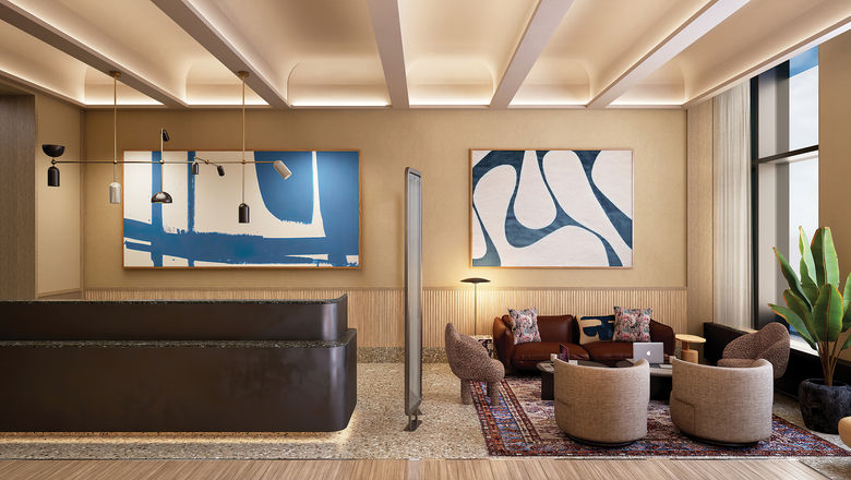 The Kimpton Era Midtown New York will have a living room-style lobby, a Kimpton brand standard.