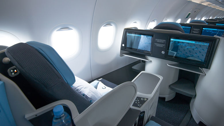 The all-business-class La Compagnie is equipped with full flat-bed seats.