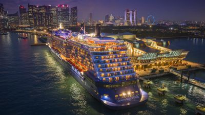 The transformed Celebrity Solstice in Singapore.