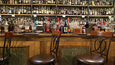 The Volstead Bourbon Lounge in Bardstown serves over 400 different types of bourbon.