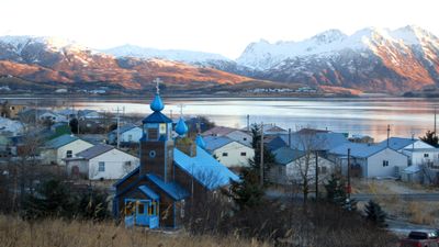 The community of Old Harbor in Alaska.