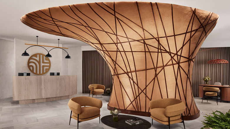 The lobby of the NH Collection Palacio de Cordoba