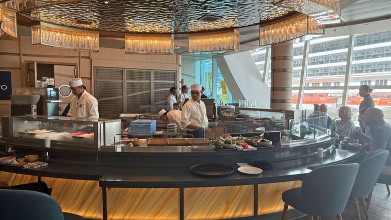Sushi restaurant Makoto Ocean is on the Star Princess and was recently added to the Diamond Princess. It had previously been exclusive to the Sphere class.