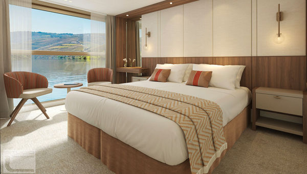 An Amadeus Douro cabin rendering. An Amadeus Douro cabin rendering.