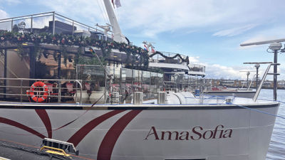 The AmaSofia was christened in Amsterdam at the ASTA River Cruise Expo.