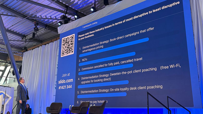 ASTA CEO Zane Kerby asked advisors to rank issues in order of importance at a town hall event at the ASTA River Cruise Expo.
