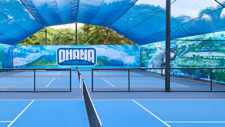 The Ohana Pickleball Club on Maui has 12 courts.
