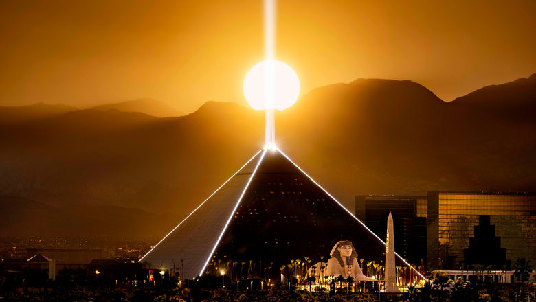 The pyramid-shape Luxor is "architecture that kind of only happens in Vegas," said Glenn Nowak, associate professor of architecture at UNLV.