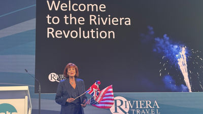 Riviera executive vice president Marilyn Conroy at the ASTA River Cruise Expo.