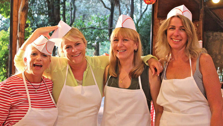 Tauck will add three women-only departure dates to its portfolio in September and October. One experience includes a cooking class in Piedmont, Italy, pictured here.