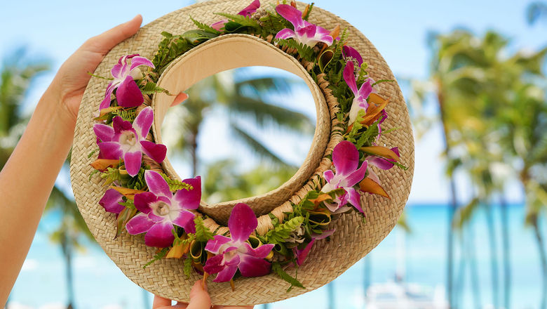 Daily programming at the updated cultural center at the Hyatt Regency Waikiki Beach Resort and Spa includes lei making and lauhala weaving, as well as ukulele and hula lessons.