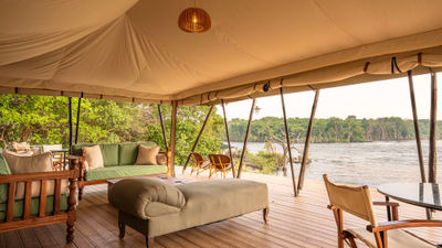 Kulu Ora, an 11-suite luxury lodge by WildPlaces Africa, recently opened along the banks of the River Nile in Uganda's Murchison Falls National Park.