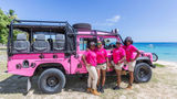 Pink Panther Safari is a women-led tour group in Antigua offered to guests of the Elite Island Resorts.
