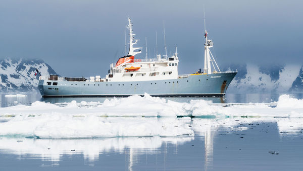 The Polarfront ship, where Como hosts just 12 guests per sailing. The Polarfront ship, where Como hosts just 12 guests per sailing.