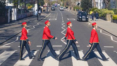 Cunard has a partnership with Abbey Road Studios, where the Beatles recorded most of their music.
