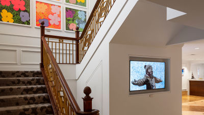 Guests at Bermuda’s Hamilton Princess Resort get access to the property's multimillion-dollar collection of art.