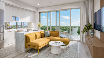 One | GT in Grand Cayman features 96 condo-style suites, along with a rooftop pool deck.