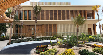 The new two-story Preferred Club at Secrets Playa Mujeres has a lounge, buffet, bar and check-in areas on the first floor and a restaurant on the second.