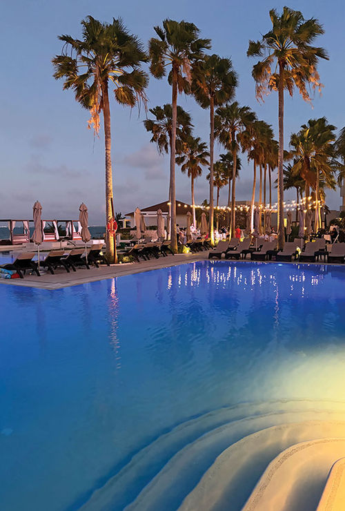 One of the pools at Secrets Playa Mujeres, which reopened in January following a renovation. One of the pools at Secrets Playa Mujeres, which reopened in January following a renovation.