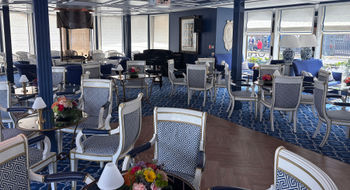 The lounge on the Trafalgar Verity.